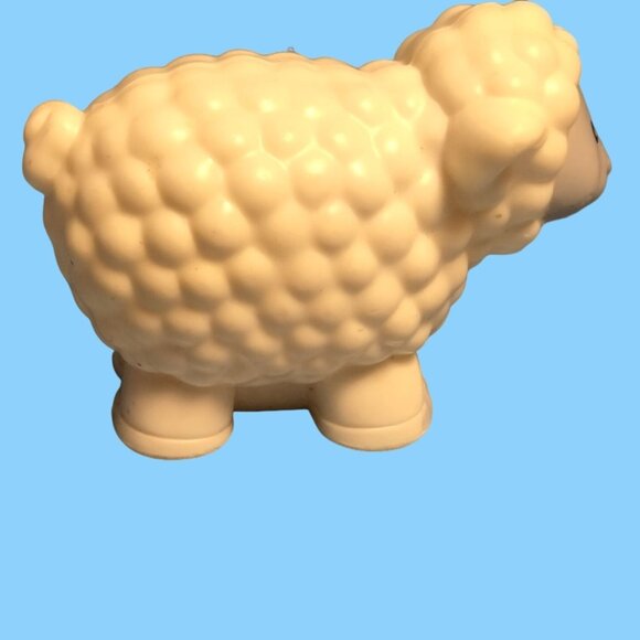 White Sheep Grey Face Toy Farm figure diorama Craft Barnyard Scene Lamb easter - Picture 4 of 7